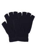 POWER CLUB MEN'S POLY MAGIC GLOVES FINGERLESS (MG100_BLACKH)