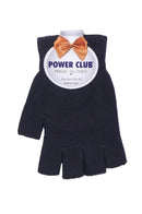 POWER CLUB MEN'S POLY MAGIC GLOVES FINGERLESS (MG100_BLACKH)