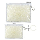 Mini Multi Color Rubber Hair Bands 007C (12 units)