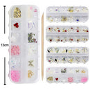 Mixed 3D Nail Art Gem Decoration 834U (12 units)