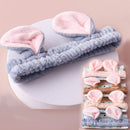 Mouse Ear Fuzzy Spa Headband 0167 ( 12 units)