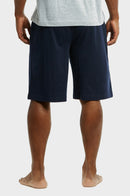 COTTONBELL MEN'S KNITTED PAJAMA SHORTS (MPS200C_NAVY)