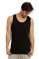 KNOCKER MEN'S HEAVY TANK TOP (MT200_BLACK)