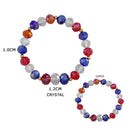 Multi-Color Crystal Bead Bracelet 1006 (12 units)