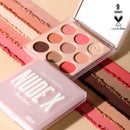 Nude X Mini 9 Colors Shadow Palette Display Set (1 unit)