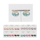 Ocean Shell Stud Earrings 5889 (12 units)