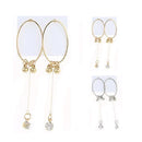 Oval Ring Drop Earrings 27372 (12 units)