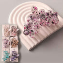 Paint Splattered Flower Claw Clip 11141 (12 units)
