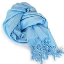 Pashmina Solid Color Shawl Wrap Scarf - Sky (1 unit)
