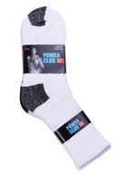 POWER CLUB CREW SPORTS SOCKS (PC274_BLACK)
