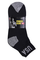 POWER CLUB QUARTER SPORTS SOCKS (PC284_B/GHTU)