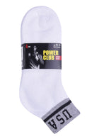 POWER CLUB QUARTER SPORTS SOCKS (PC284_BUSA)