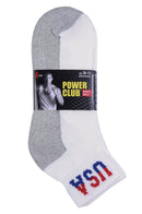 POWER CLUB QUARTER SPORTS SOCKS (PC284_G/BUSA)