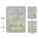 Pearl Earrings Set 3313GS (12 units)