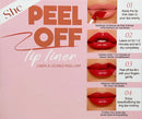 Peel Off Lip Liner 3 Shades Long Lasting Lip Stain 1072 (36 units)
