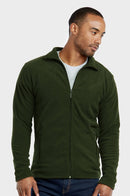 KNOCKER MEN'S POLAR FLEECE JACKET (PF2000_D.GREEN)