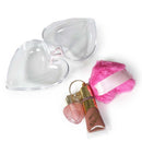 Pink Heart Lip Gloss W/ Keychain (12 units)