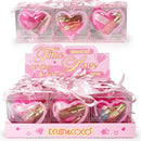 Pink Heart Lip Gloss W/ Keychain (12 units)