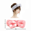 Plush Bow Spa Headband 054M1 (12 units)