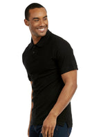 KNOCKER MEN'S SLIM POLO SHIRT (POLO2000_BLACK)