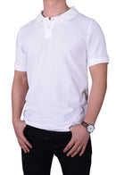 KNOCKER MEN'S SLIM POLO SHIRT (POLO2000_WHITE)