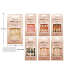 Press-On Nails Set 031P3 (12 units)