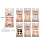 Press-On Nails Set 090T1 (12 units)