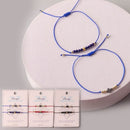 Cross Beaded String Bracelets Set 18158 (12 units)