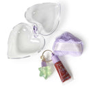 Purple Heart Lip Gloss W/ Keychain (12 units)
