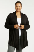 SOFRA LADIES RAYON CARDIGAN PLUS SIZE (RC001X)