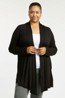 SOFRA LADIES RAYON CARDIGAN PLUS SIZE (RC001X)