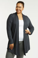 SOFRA LADIES RAYON CARDIGAN PLUS SIZE (RC001X)