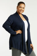 SOFRA LADIES RAYON CARDIGAN PLUS SIZE (RC001X)