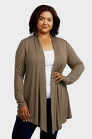 SOFRA LADIES RAYON CARDIGAN PLUS SIZE (RC001X)