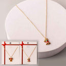 Reindeer Bell Charm Necklace 8554XM (12 units)