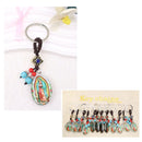 Religious Beaded Keychain Charm 1268 (12 units)
