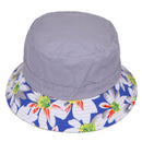 Reversible Daisy Print Bucket Hat Gray (1 unit)