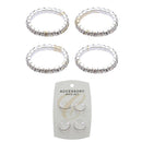 Rhinestone 4PC Toe Ring 0012SC (12 units)