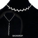 Rhinestone Backdrop Necklace (1 unit)