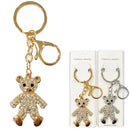 Rhinestone Bear Keychain 40468 (12 units)