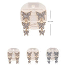 Rhinestone Butterfly  Dangle Earrings 9952 (12 units)