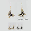 Rhinestone Butterfly Earrings 1539 (12 units)