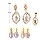 Rhinestone Clip On Earrings 6290 (12 units)