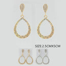 Rhinestone Drop Earring 1424 (12 units)