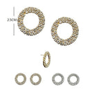Rhinestone Earring 3047SLGD (12 units)