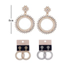 Rhinestone Earring 3501-1 (12 units)