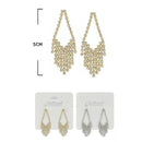 Rhinestone Earrings 70161GS ( 12 units)