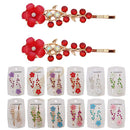 Rhinestone Hair Pin Set 0252R6 (12 units)