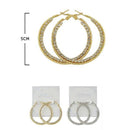 Rhinestone Hoop Earring 7029GS (12 units)