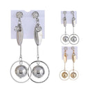 Ring Disc Drop Earrings 28717 (12 units)
